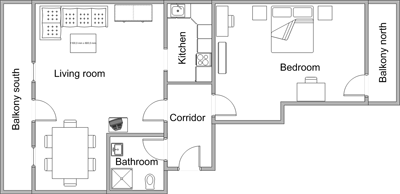 Wohnung Grundriss