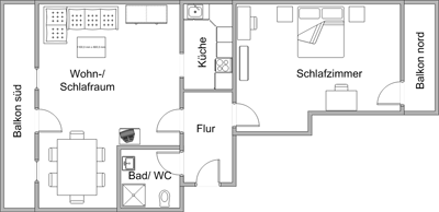 Wohnung Grundriss